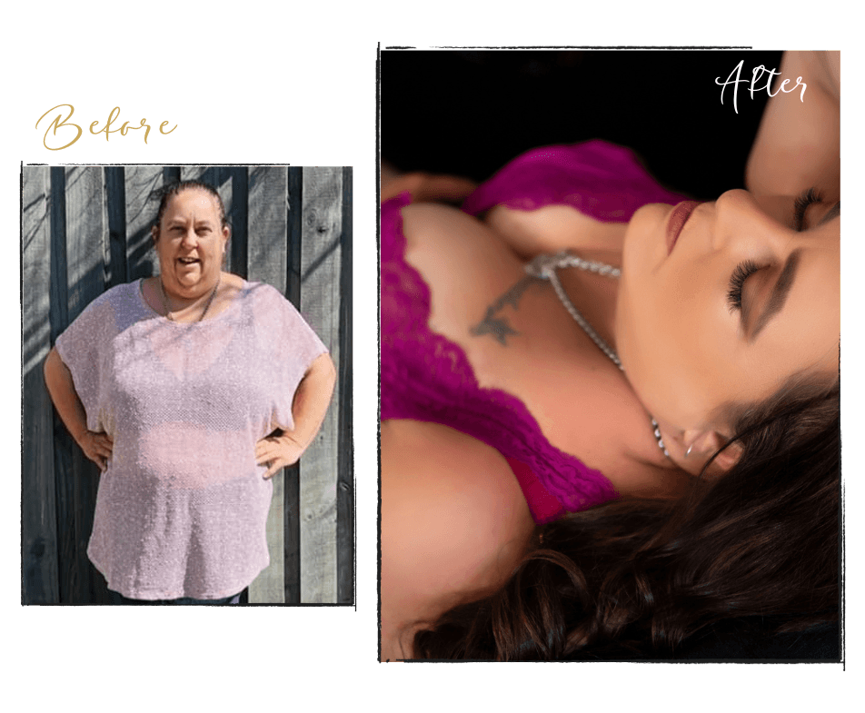 Sharon before and after