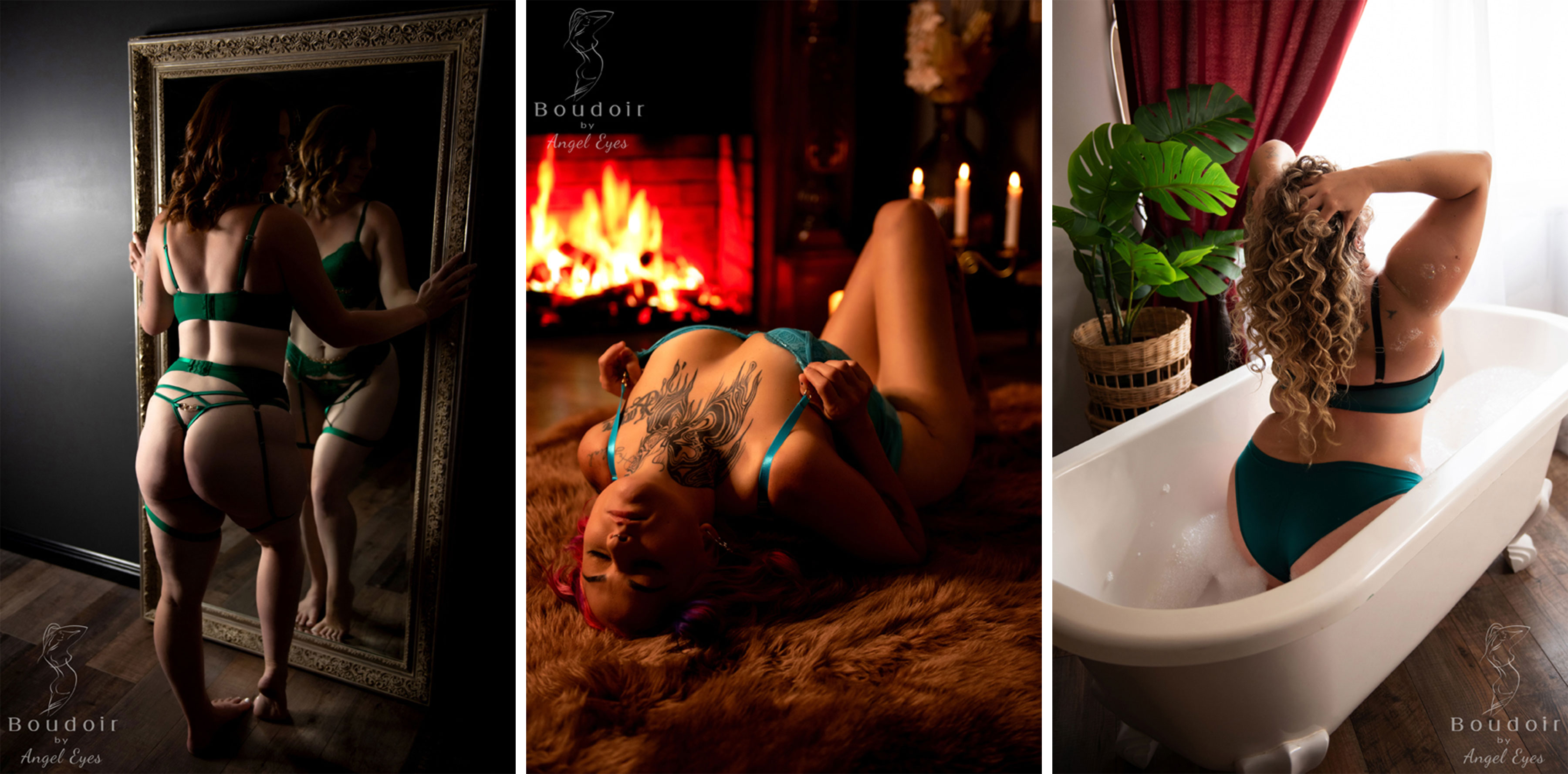 handcuffs and mirror boudoir