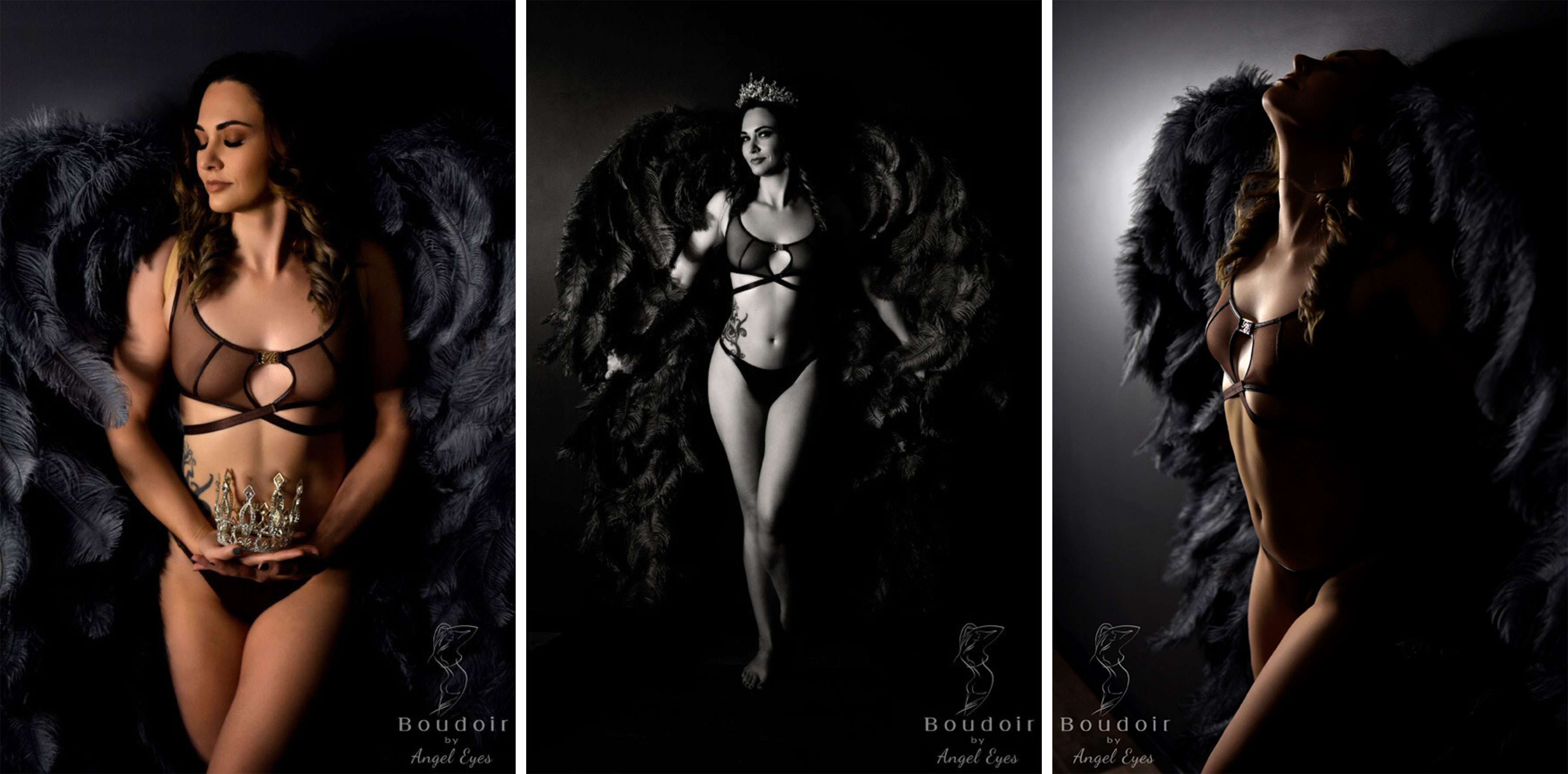 ir black outfit with boudoir photographer Gold Coast
