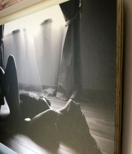 boudoir wooden print