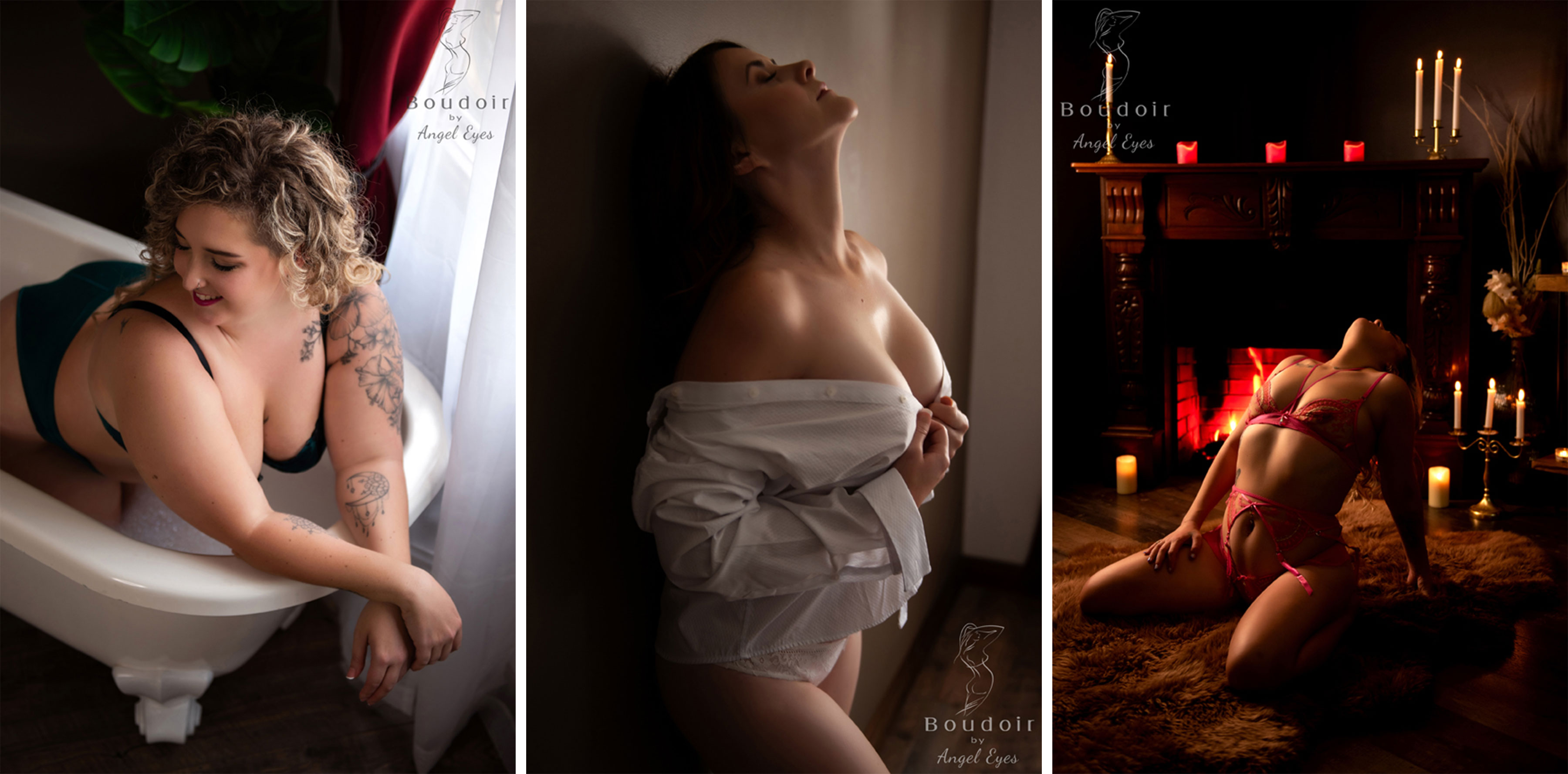 beautiful plus size boudoir